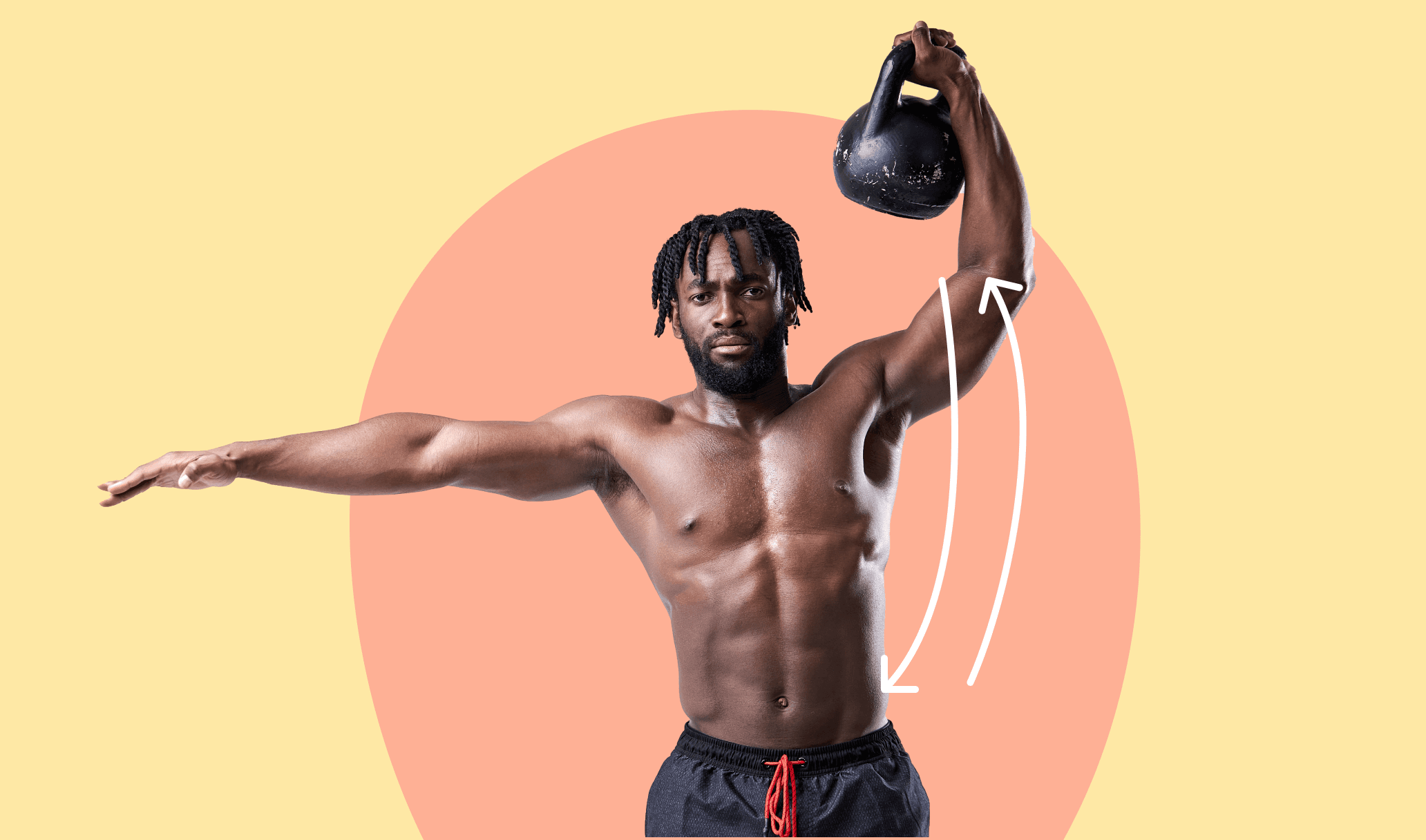 Shoulder kettlebell lift