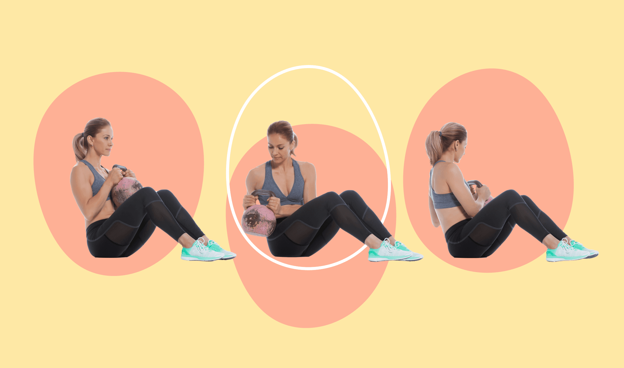 Kettlebell Russian twists