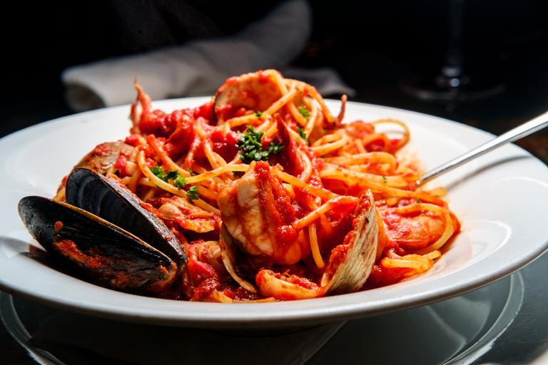 Seafood pasta